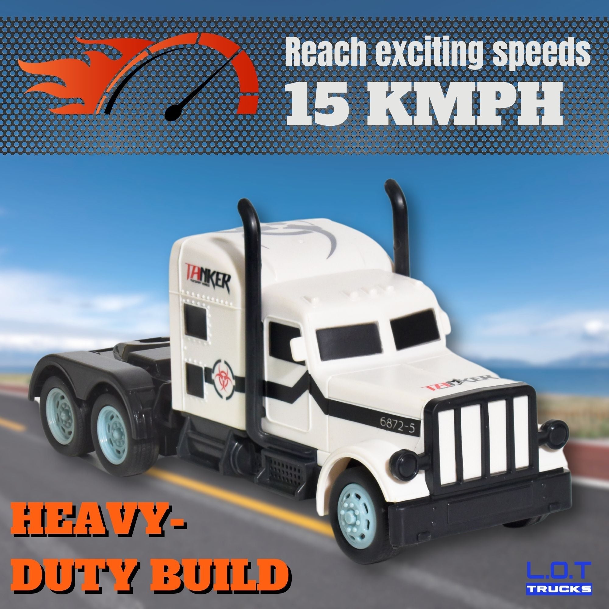 Titan - RC Truck with 6x2 Wheel Configuration