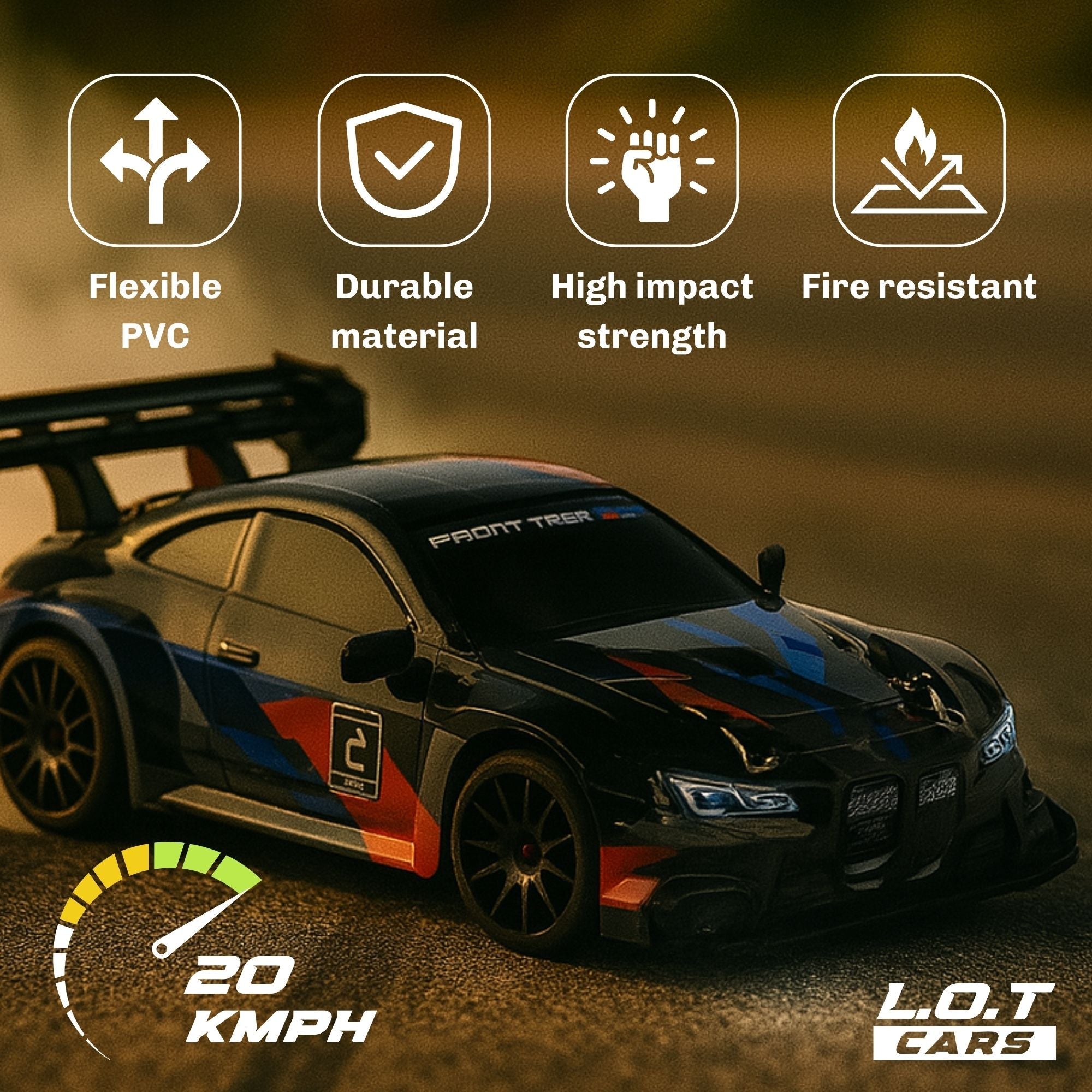 Ghost - Semi-Hobby Grade RC Drift Car with Lights