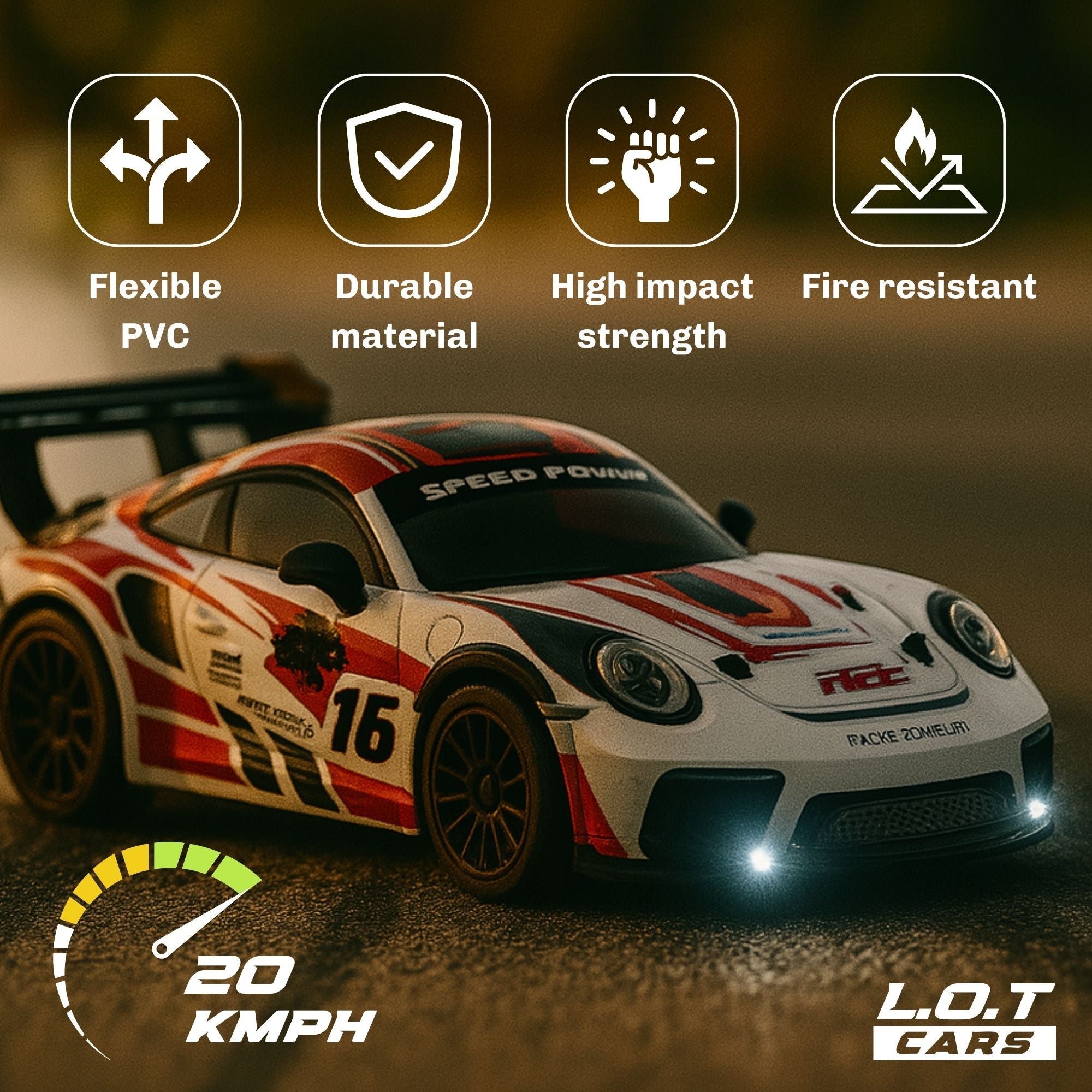 Ghost - Semi-Hobby Grade RC Drift Car with Lights