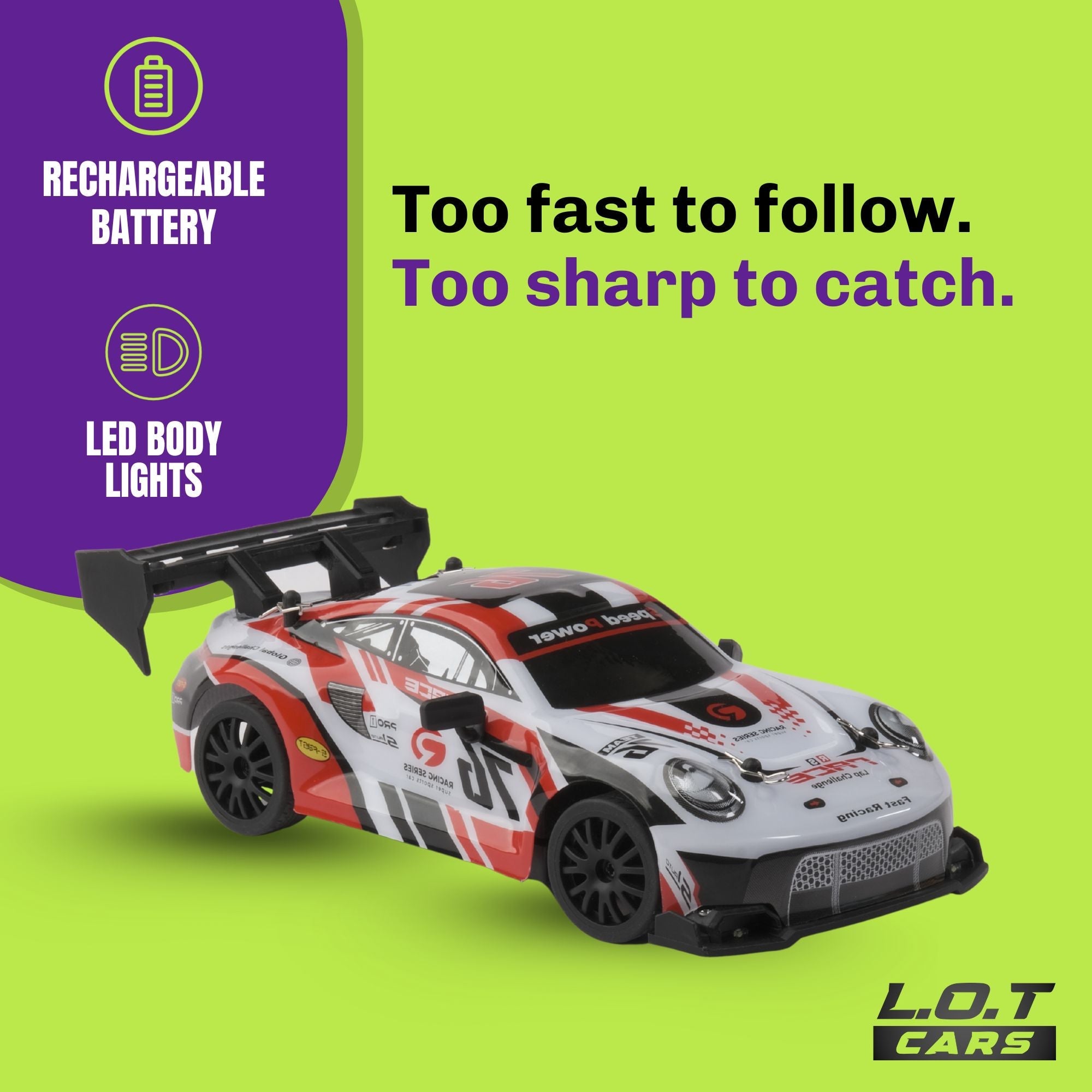 Ghost - Semi-Hobby Grade RC Drift Car with Lights