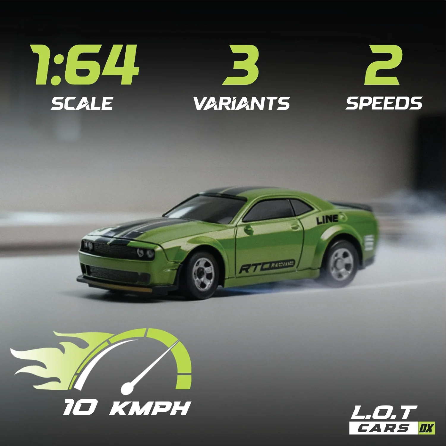 Nitro - 1:64 Scale Mini RC Drift Car
